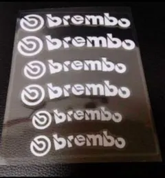 brembo ブレンボブレーキキャリパー ステッカー　文字だけ残る