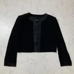 美品！ ユキサブロウワタナベ ノーカラージャケット ブラック ショート丈