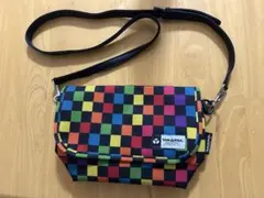 YAK PAK ショルダーバッグ マルチカラー チェック柄のサムネイル