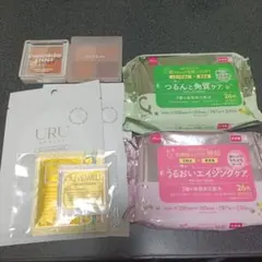スキンケアシートセット、シートマスク、アイシャドウパレットセット(全部セット)