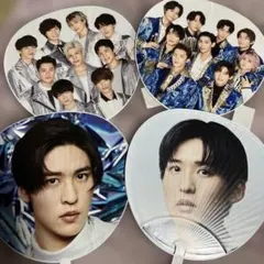 【週末お値下げ】Snow Man 目黒蓮　集合うちわ　4本