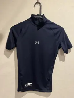UNDER ARMOUR ネイビー ハイネック アンダーシャツ SM