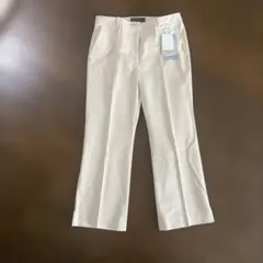 [新品タグ付] HUMAN WOMAN パンツ アイボリー サイズ0のサムネイル