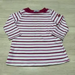 Miki House ストライプTシャツ 80