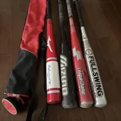 野球バット 4本セット 専用ケース付きのサムネイル