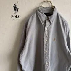 Ａ283ラルフローレン　RALPHLAUREN メンズ　シャツ　L E1X3