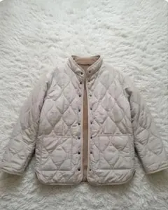 値下げ　リバーシブル　キルティング　ジャケット　9号　オーバーサイズ　森ガール
