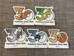 ポケモン 30周年記念 ステッカー 12枚セット - メルカリ