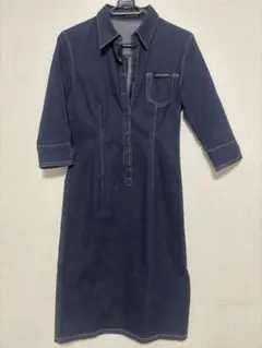 DKNY ダークデニム シャツワンピース　最終値下げ！！