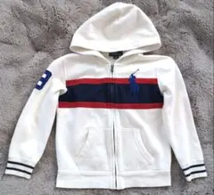 ポロbyラルフ・ローレン　ジップパーカー　120cm