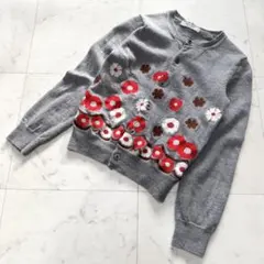 希少☆トリココムデギャルソン かぎ編み ニット カーディガン ボレロ 中古・古着通販】tricot COMME des GARCONS (トリココムデギャルソン