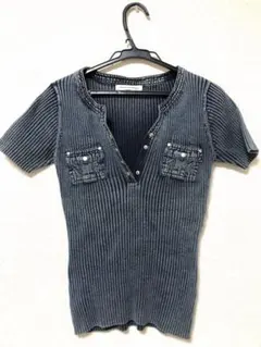 INTERPLANET WINGS 半袖Tシャツ デニムブルー Sのサムネイル