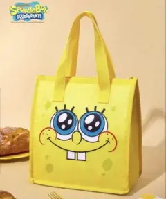 【新品】スポンジボブ 保冷保温ランチバッグ お弁当バッグ ミニトート グッズ