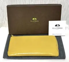 ペレボルサ　L字ファスナー コンパクト長財布 Minato　イエローのサムネイル