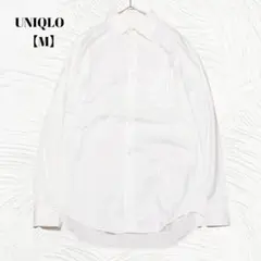 美品✨️UNIQLO　ユニクロ【M】スリムフィット 長袖シャツ 伸縮性のあり