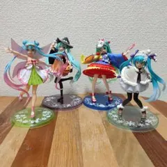 初音ミク　フィギュア　プライズ　4種セット