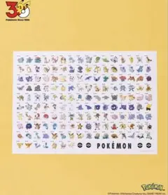 3COINS(スリーコインズ) ウォールステッカー／ポケモン30周年