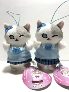 신품・익명 배송 mofusand 모프 샌드 코걸 냥 블루 2개