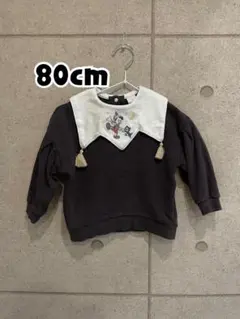 ディズニー　コトリ　ピノキオ　襟付きトレーナー　80cm