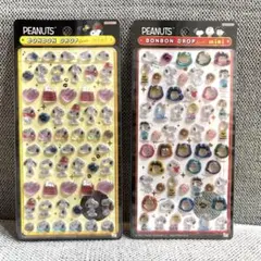 PEANUTS BONBON DROP シール 2点