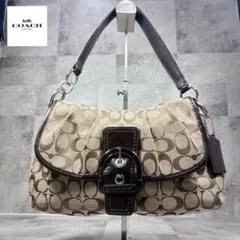 COACH SOHO SIGNATURE ONE SHOULDER BAG