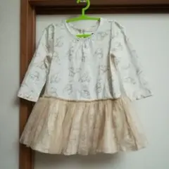 babyGAP　ダンボ　長袖　ワンピース　80　ディズニー