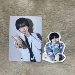 なにわ男子 HARDWORK ハードワーク 特典 大西流星ステッカー　トレカ