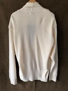 ISSEY MIYAKE MEN 筆タグ ウールカーディガン 白 Mのサムネイル