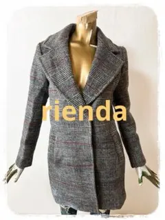 ☘️T20946☘️rienda ChicチェスターウールMIXコート Sのサムネイル
