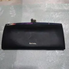 Paul Smith ブラックがま口長財布