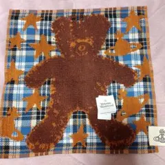 Vivienne Westwood クマモチーフ タオルハンカチ