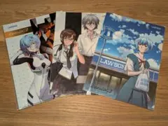【非売品】エヴァンゲリオン ローソン限定クリアファイル3枚セット