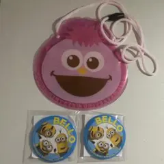 ポーチ＆ミニオンバッジセット