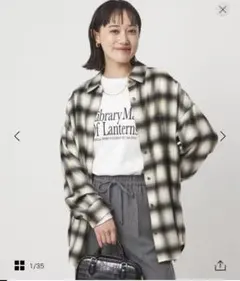 コットン ネル チェック シャツ