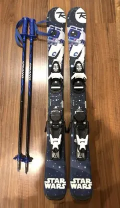 スターウォーズ　ロシニョール　スキー板92cm ストックセット　子ども　幼児