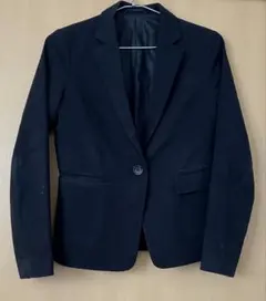 【ブラック】ウォッシャブルテーラードジャケット　ジーユー　スーツ