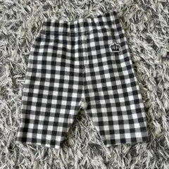 BABYDOLL 黒白チェック柄パンツ 80cm