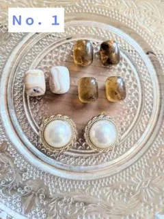 NO.1 アクセサリーパーツ カボション3種