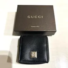 新品 箱入り Gucci ブラックレザー コインケース グッチ ブラック