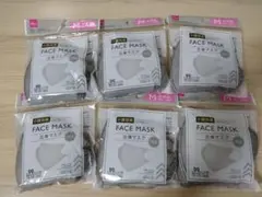 立体マスク 小顔効果 M 小さめ グレー15枚入り 6袋 ダイソー ④ - メルカリ