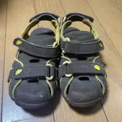 キッズサンダル　16センチ　MERRELLメレル　ブラウン　アウトドアのサムネイル