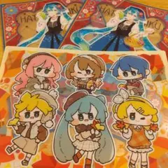 初音ミク　ローソン　オリジナルシート　3枚