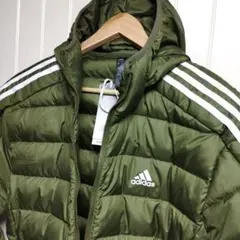 未使用 adidas アディダス ESSENTIALS ダウンパーカー ロング
