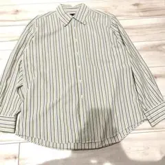 【AUSTIN REED ストライプ　長袖シャツ　 LBサイズ】