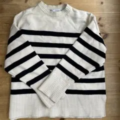 ZARA ストライプニットセーター（長袖）