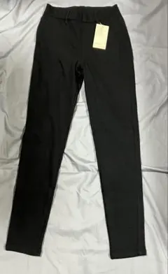 MUJI 無印良品　ストレッチ裏起毛　レギンスパンツ　ブラック　Sサイズ