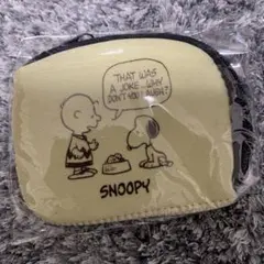 スヌーピー ふわふわ素材ポーチ