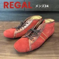 REGAL レッド NC3G 59ER 24 靴 メンズ おしゃれ 赤 ブーツ