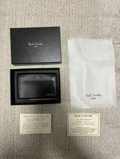 Paul Smith ポールスミス 名刺入れ レザー ブラック