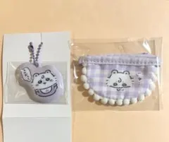 ちいかわベビー　よだれかけ　ぷっくりキーホルダー　モモンガ